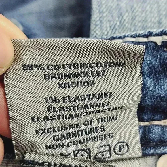 Silver Jeans Aiko Cropped Distressed Women's Jeans 26x25 - Picture 6 of 8